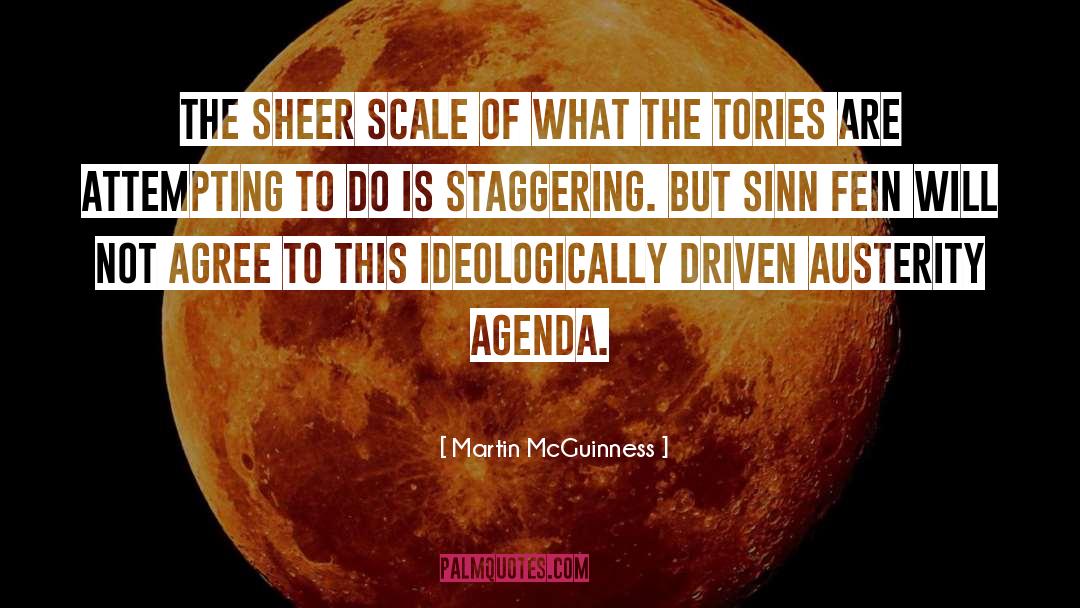 Martin McGuinness Quotes: The sheer scale of what
