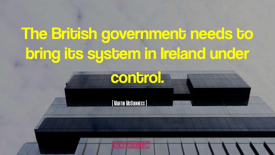 Martin McGuinness Quotes: The British government needs to