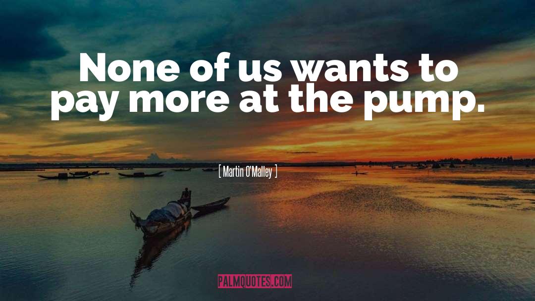 Martin O'Malley Quotes: None of us wants to