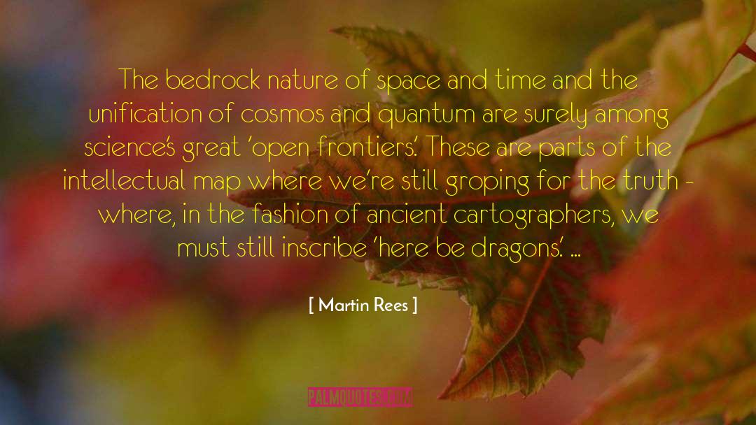 Martin Rees Quotes: The bedrock nature of space