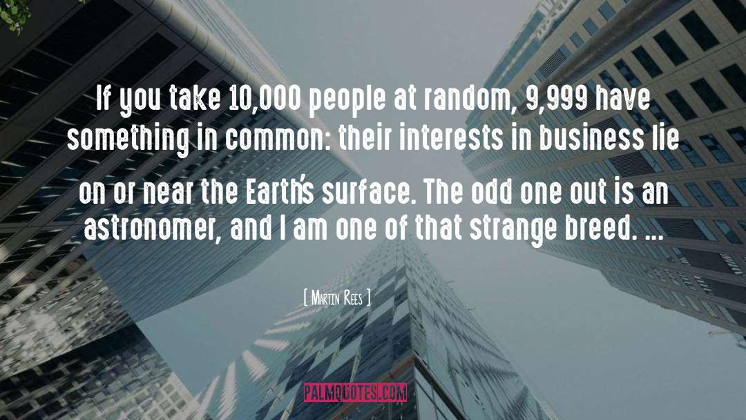 Martin Rees Quotes: If you take 10,000 people