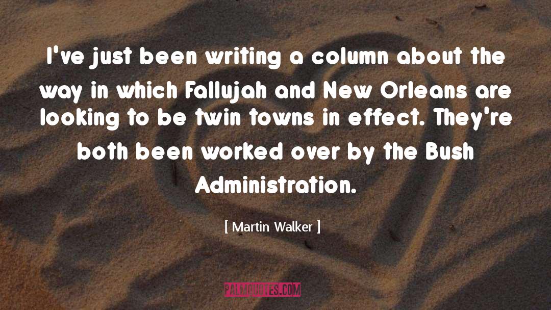 Martin Walker Quotes: I've just been writing a