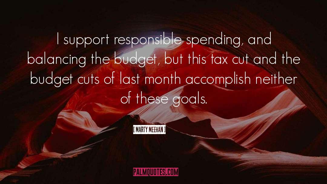 Marty Meehan Quotes: I support responsible spending, and