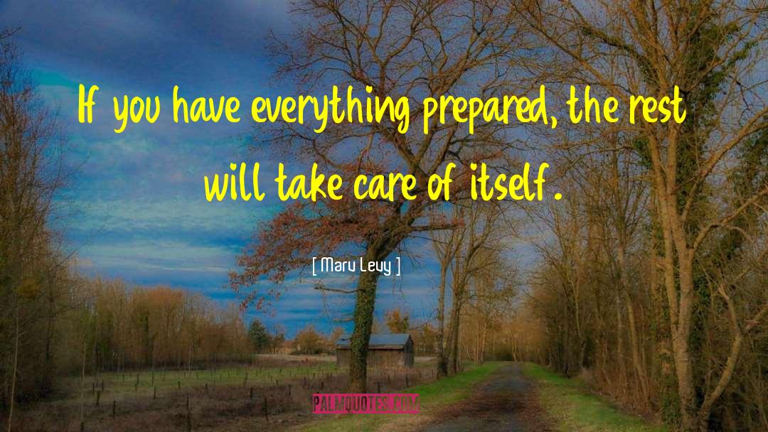 Marv Levy Quotes: If you have everything prepared,
