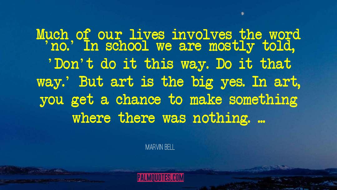 Marvin Bell Quotes: Much of our lives involves