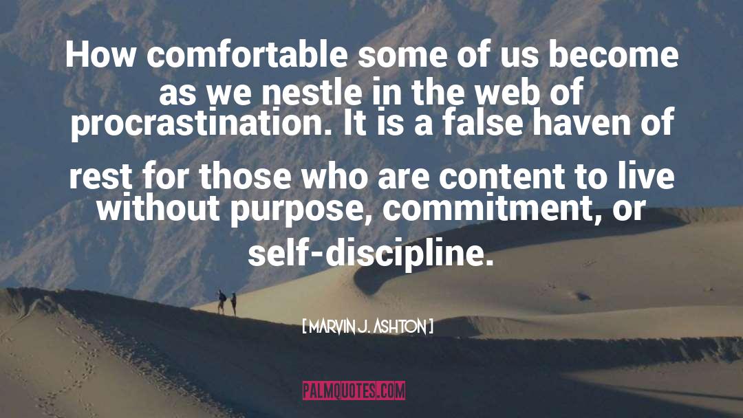 Marvin J. Ashton Quotes: How comfortable some of us