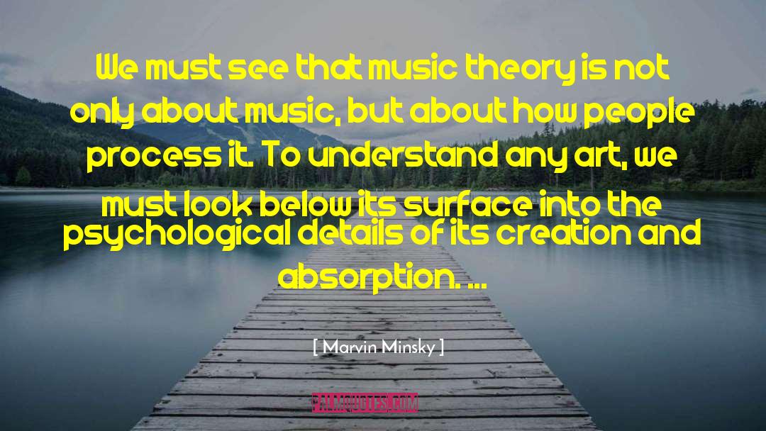 Marvin Minsky Quotes: We must see that music