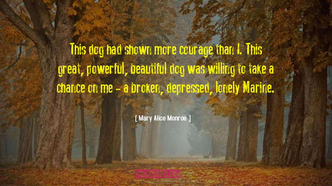 Mary Alice Monroe Quotes: This dog had shown more