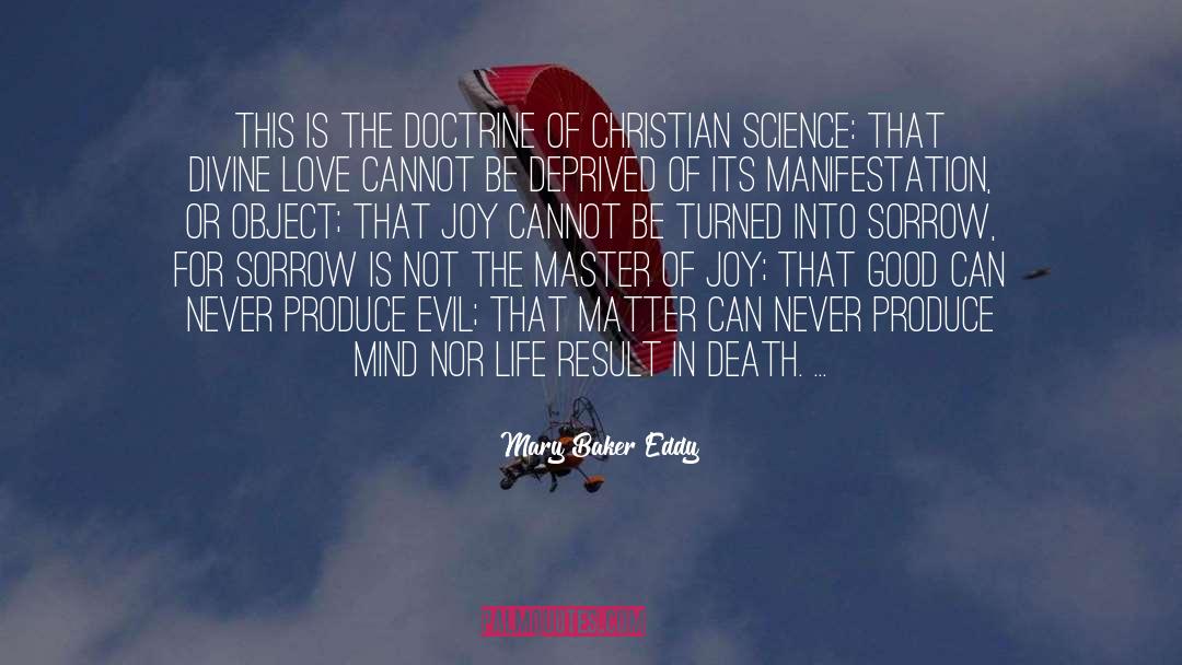 Mary Baker Eddy Quotes: This is the doctrine of