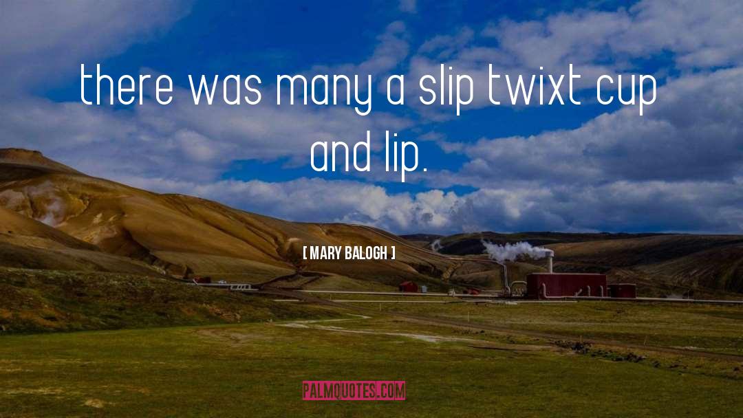 Mary Balogh Quotes: there was many a slip