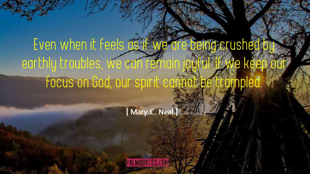 Mary C. Neal Quotes: Even when it feels as