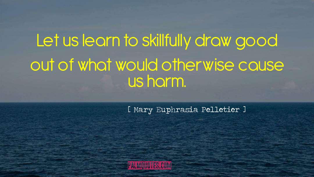 Mary Euphrasia Pelletier Quotes: Let us learn to skillfully