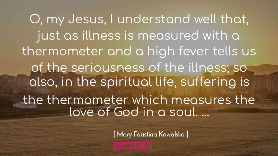 Mary Faustina Kowalska Quotes: O, my Jesus, I understand