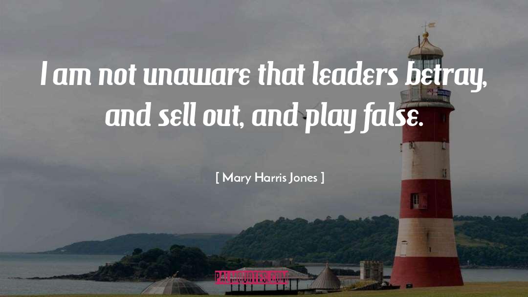 Mary Harris Jones Quotes: I am not unaware that