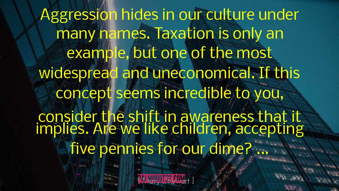 Mary J. Ruwart Quotes: Aggression hides in our culture