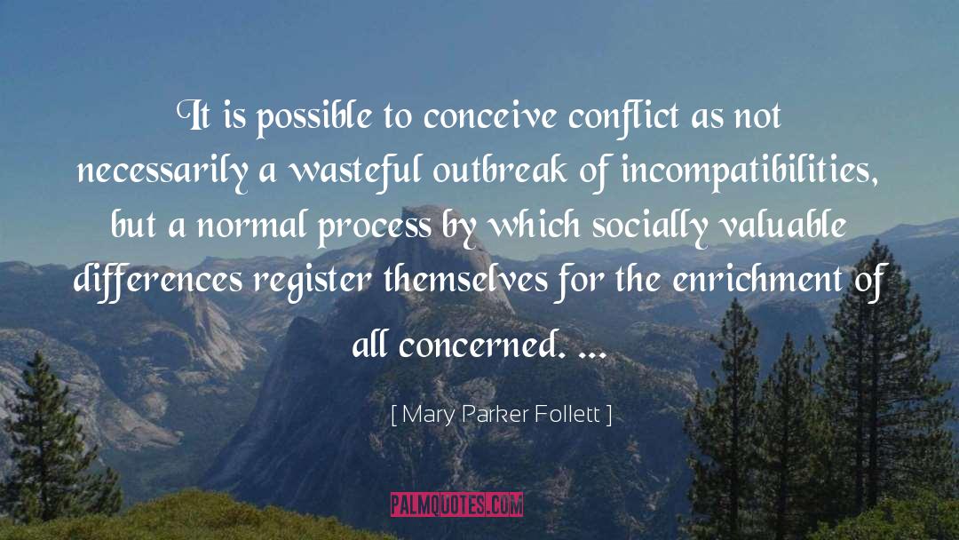 Mary Parker Follett Quotes: It is possible to conceive