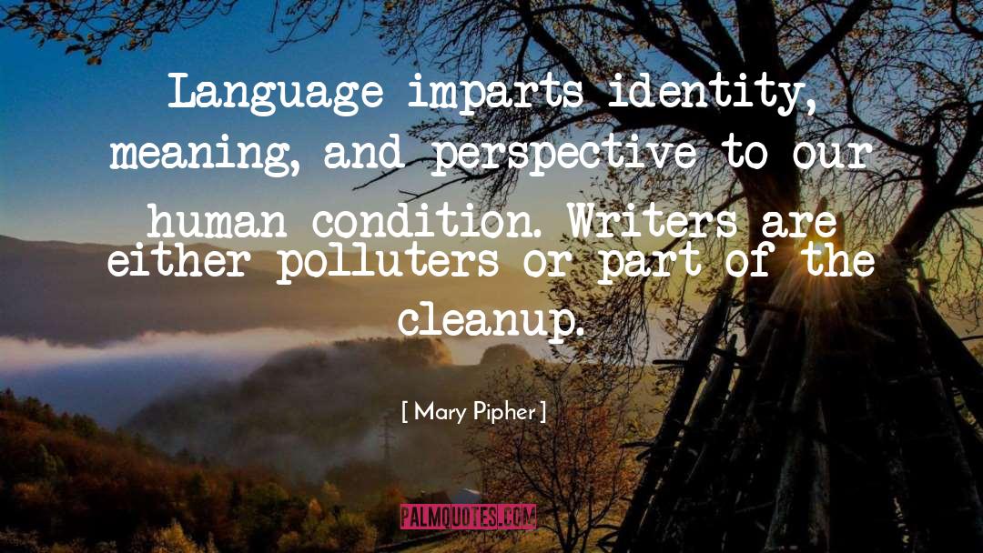 Mary Pipher Quotes: Language imparts identity, meaning, and