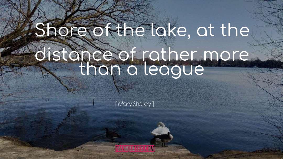 Mary Shelley Quotes: Shore of the lake, at