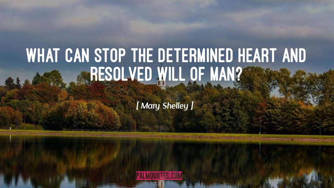 Mary Shelley Quotes: What can stop the determined