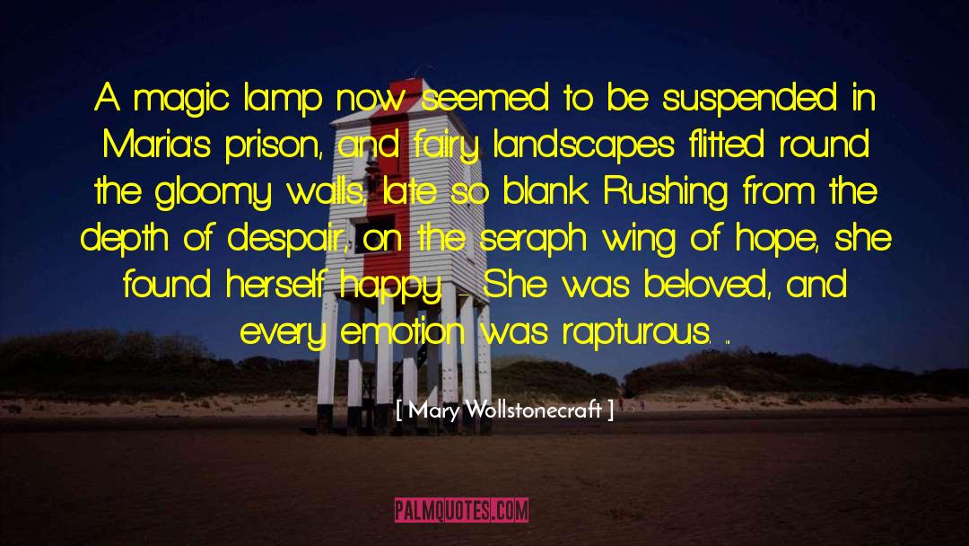 Mary Wollstonecraft Quotes: A magic lamp now seemed