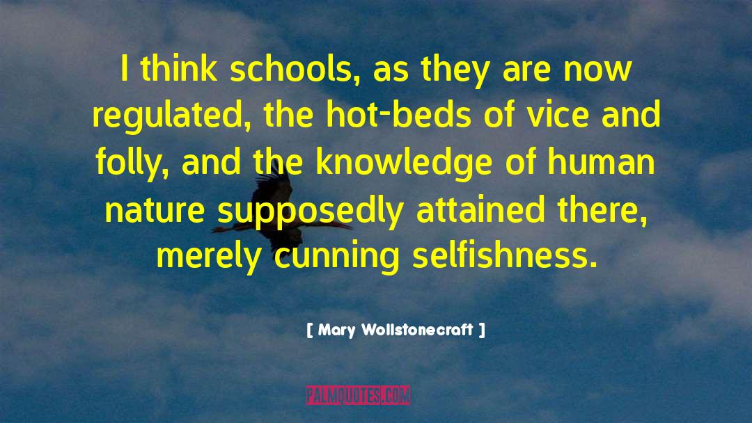 Mary Wollstonecraft Quotes: I think schools, as they