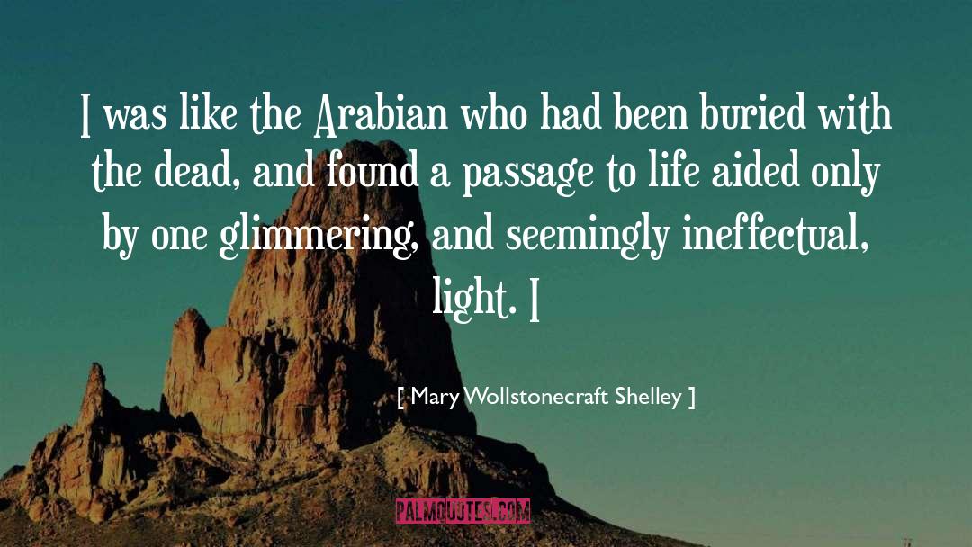 Mary Wollstonecraft Shelley Quotes: I was like the Arabian