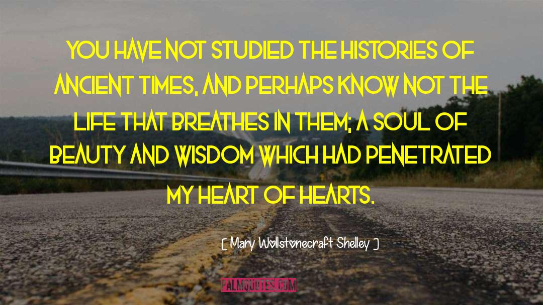 Mary Wollstonecraft Shelley Quotes: You have not studied the