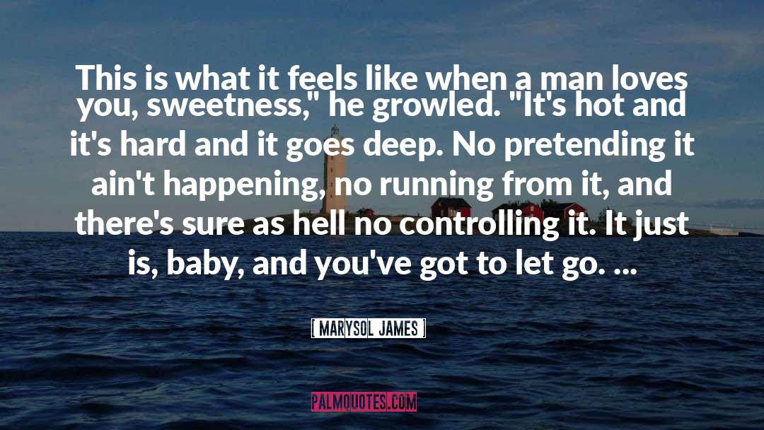 Marysol James Quotes: This is what it feels