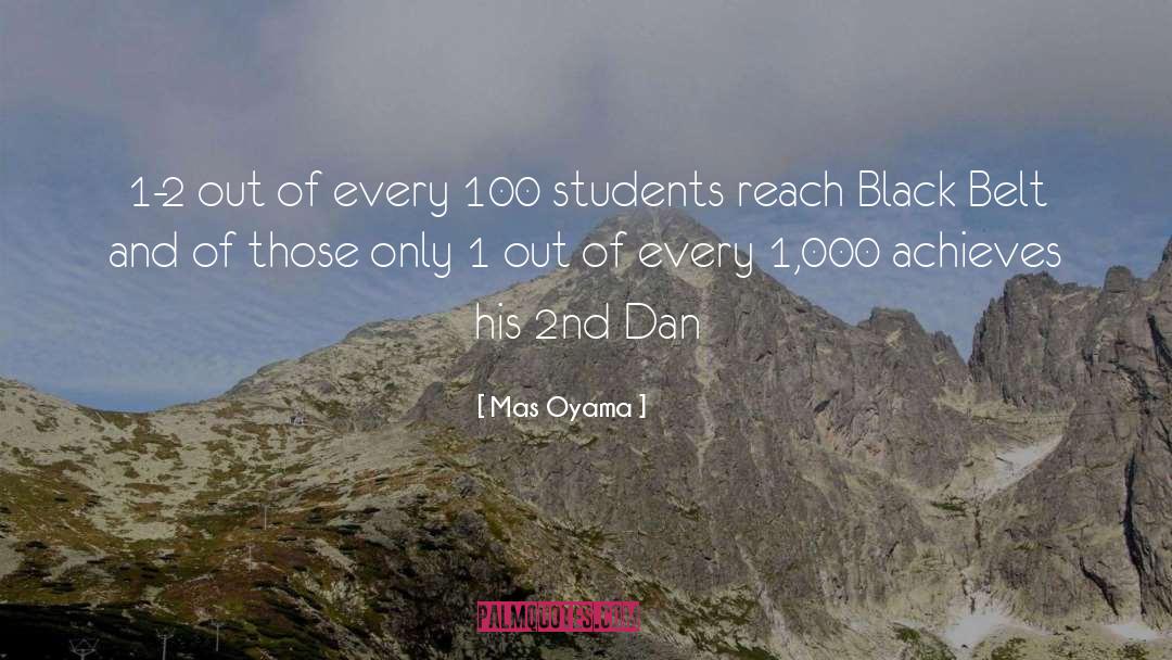 Mas Oyama Quotes: 1-2 out of every 100