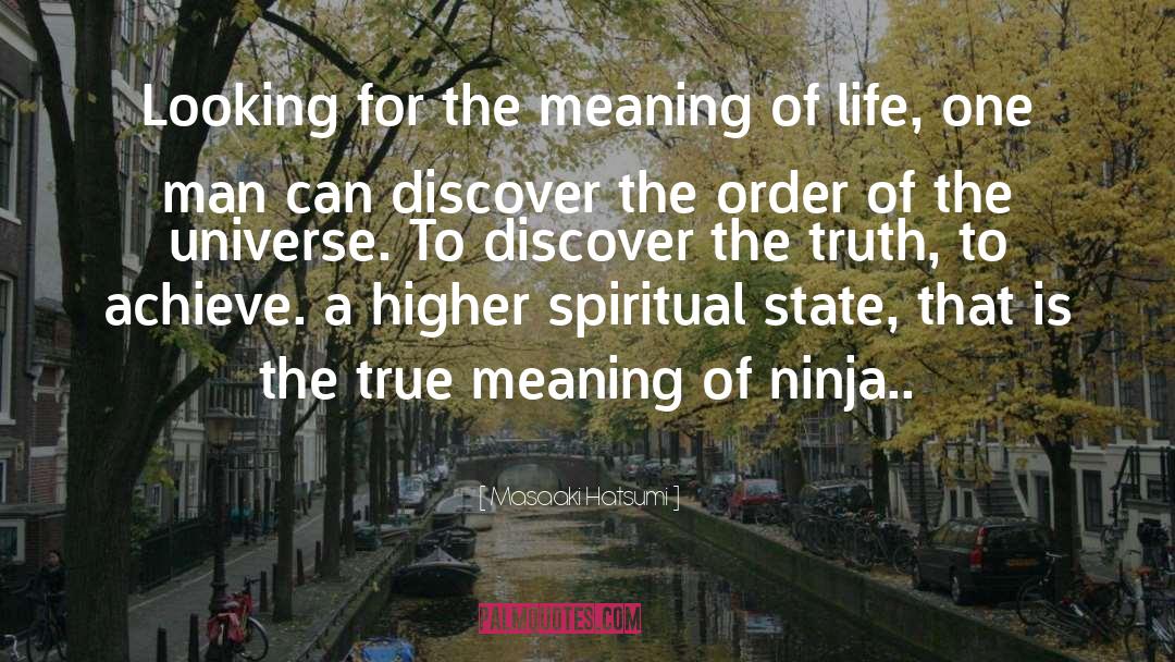 Masaaki Hatsumi Quotes: Looking for the meaning of