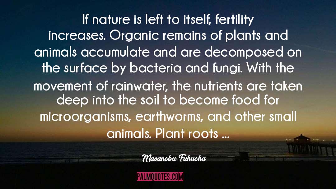 Masanobu Fukuoka Quotes: If nature is left to