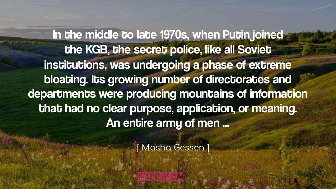 Masha Gessen Quotes: In the middle to late
