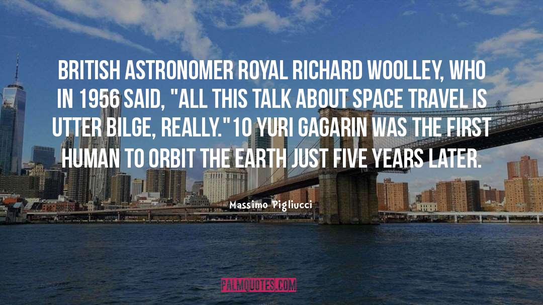 Massimo Pigliucci Quotes: British astronomer royal Richard Woolley,