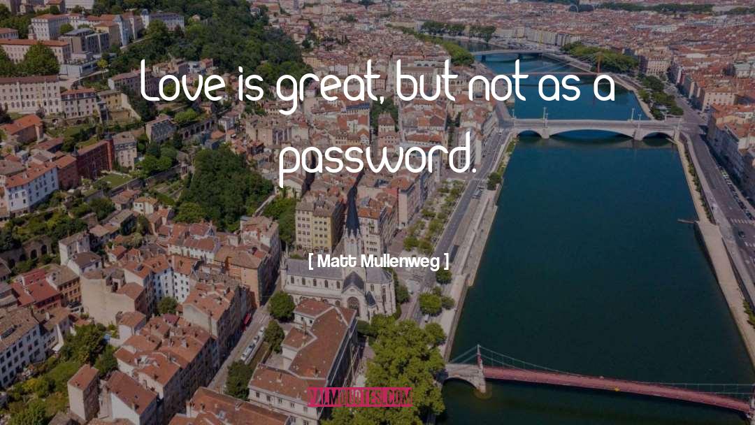 Matt Mullenweg Quotes: Love is great, but not