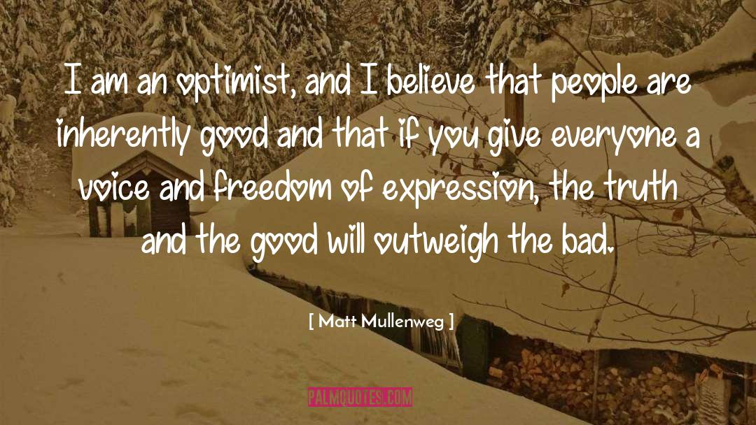 Matt Mullenweg Quotes: I am an optimist, and