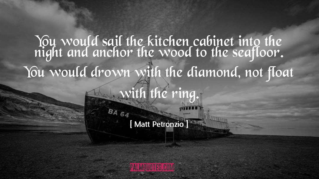Matt Petronzio Quotes: You would sail the kitchen