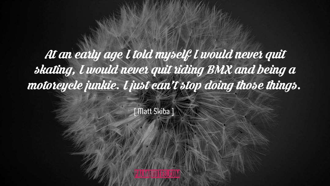 Matt Skiba Quotes: At an early age I