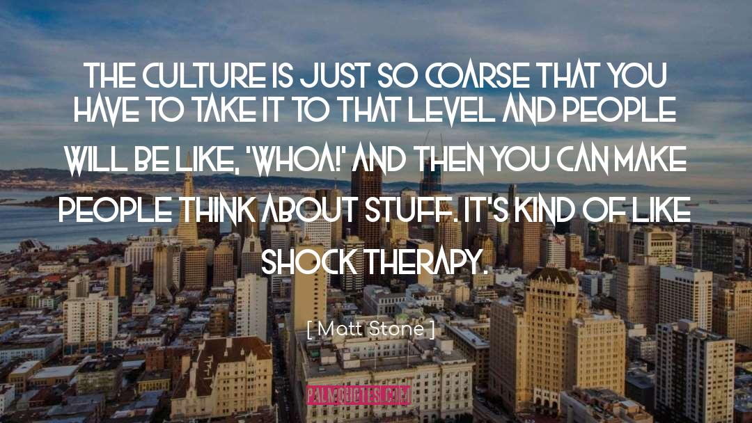 Matt Stone Quotes: The culture is just so