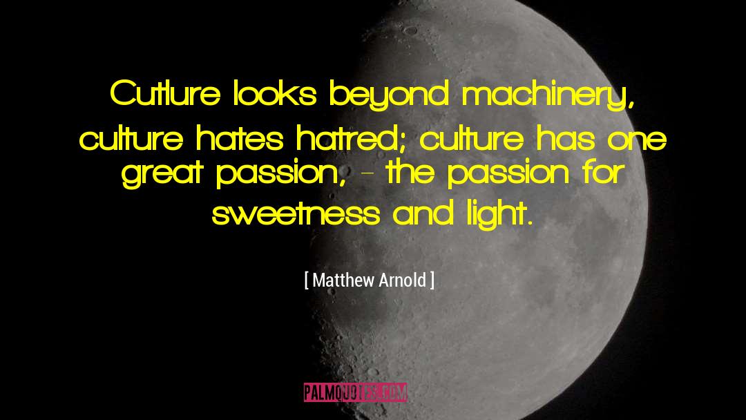 Matthew Arnold Quotes: Cutlure looks beyond machinery, culture