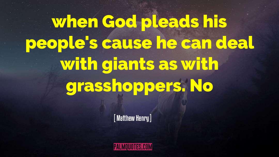 Matthew Henry Quotes: when God pleads his people's
