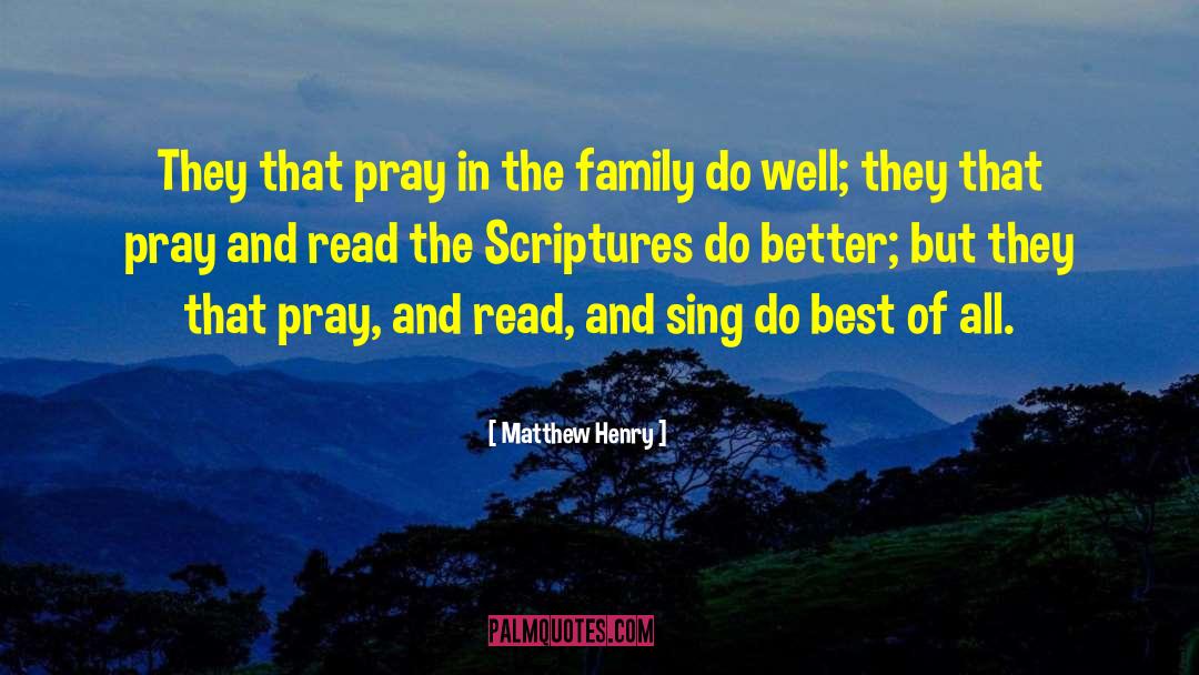 Matthew Henry Quotes: They that pray in the