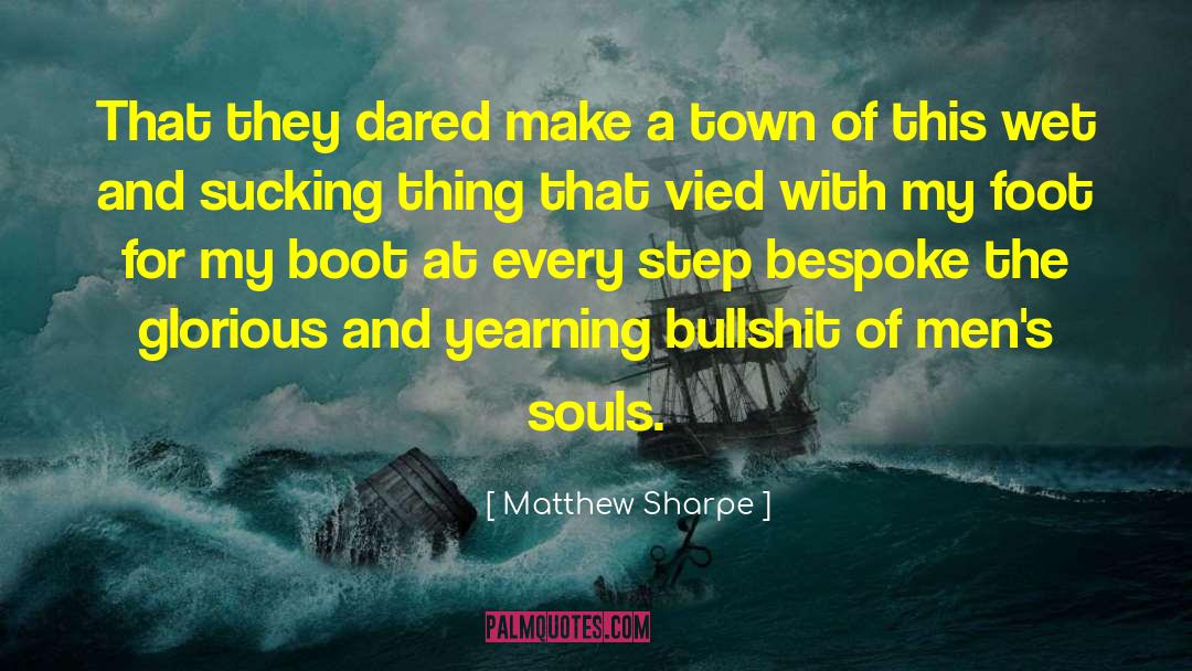 Matthew Sharpe Quotes: That they dared make a