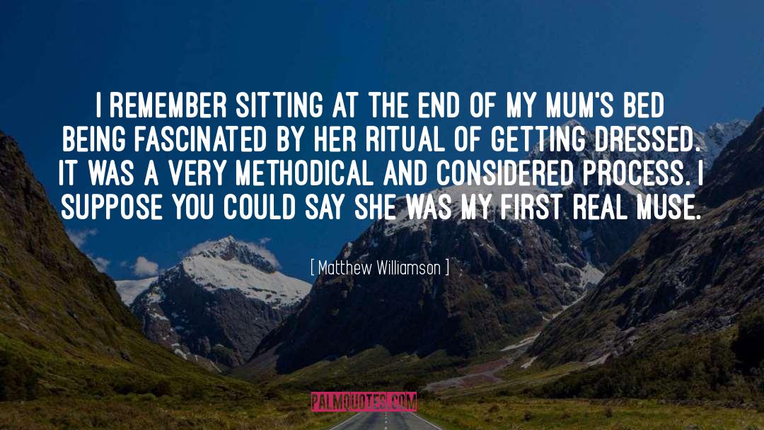 Matthew Williamson Quotes: I remember sitting at the