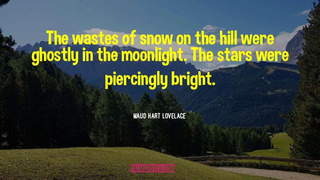 Maud Hart Lovelace Quotes: The wastes of snow on