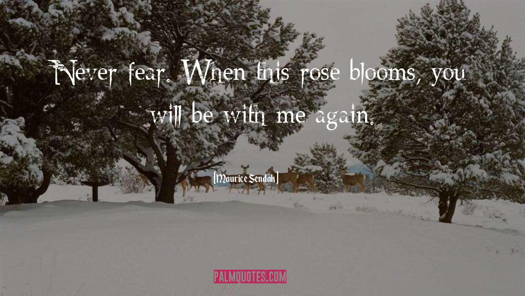 Maurice Sendak Quotes: Never fear. When this rose
