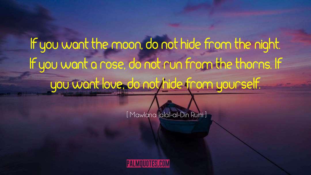 Mawlana Jalal-al-Din Rumi Quotes: If you want the moon,