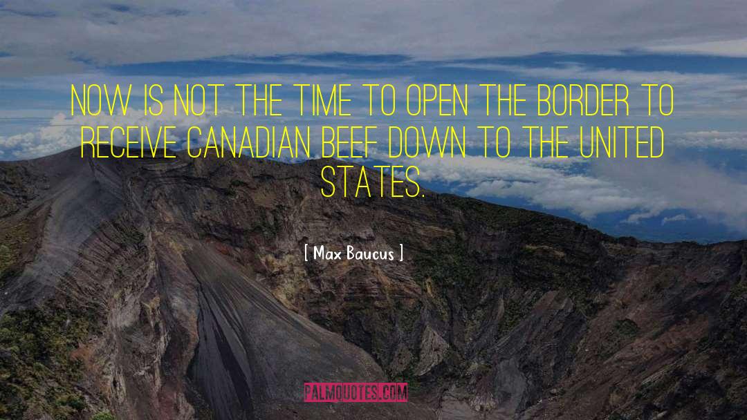 Max Baucus Quotes: Now is not the time