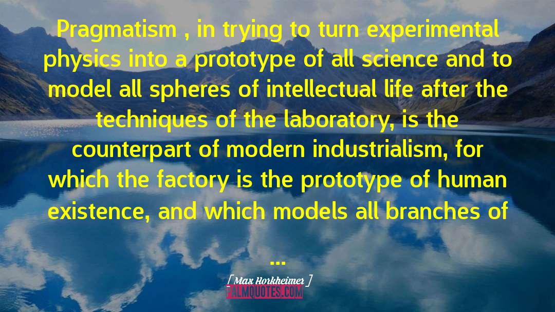 Max Horkheimer Quotes: Pragmatism , in trying to