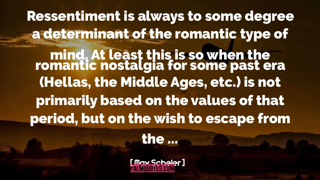 Max Scheler Quotes: Ressentiment is always to some