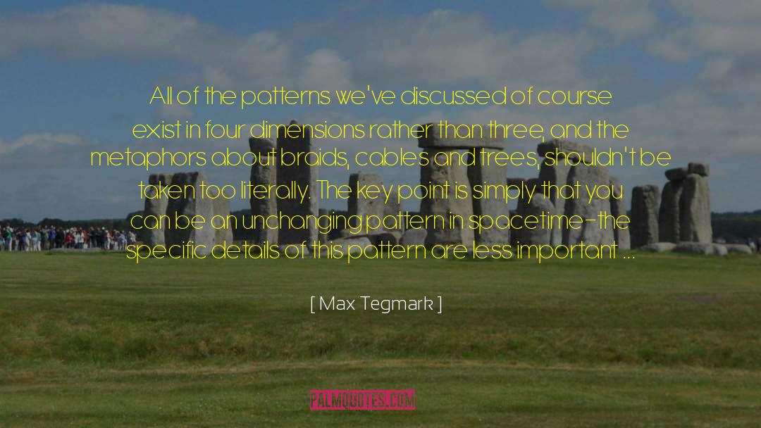 Max Tegmark Quotes: All of the patterns we've